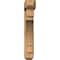 Ekena Millwork Merced Craftsman Smooth Bracket w/ Offset Brace, Western Red Cedar, 7 1/2"W x 38"D x 44"H BKT0806X38X44MRC04SWR - alternate 2